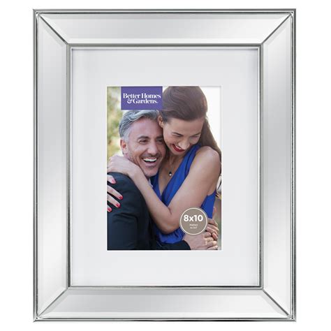 Better Homes Gardens 8x10 Mirrored Picture Frame Walmart