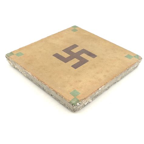 Miscellaneous German Pre War Period Swastika Tile