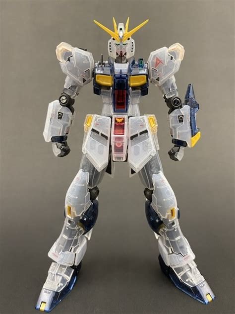 Review Rg Nu Gundam Clear Color Gunjap