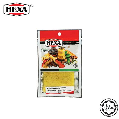 Putih Hexa Halal Garlic Cheese Seasoning 50gm Garlic And Cheese Flavor