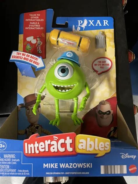 Disney Pixar Monsters Inc Mike Wazowski Interactables English