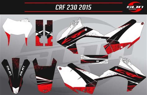 Kit Adesivo Crf 230 Slin Flow Edition Slin Graphics