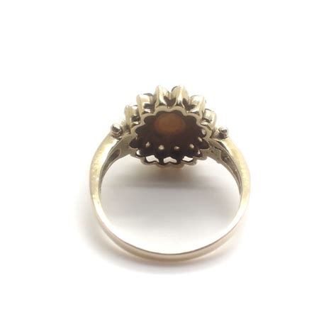 Vintage Gouden Entourage Ring Met Parel En Zirconia Juwelen Van Toen