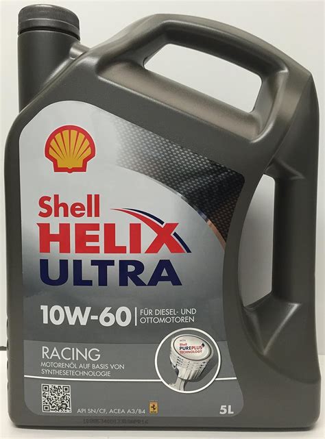 Shell Helix Ultra Racing W Aceite De Motor Litros