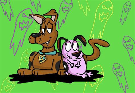 Scooby Doo and Courage The Cowardly Dog fanart made by me. : r/Scoobydoo