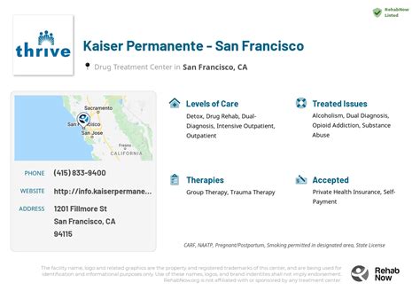 Kaiser Permanente - San Francisco • CA Rehabs