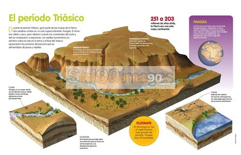 Infografía Período Triásico Infographics90