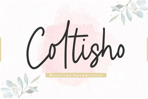 Coltisho Font Free Fonts