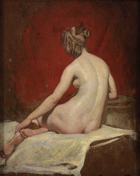 Seated Female Nude By William Etty Useum