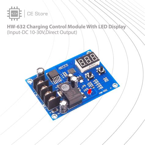 HW-632 Charging Control Module With LED Display (Input-DC 10-30V, 10A ...