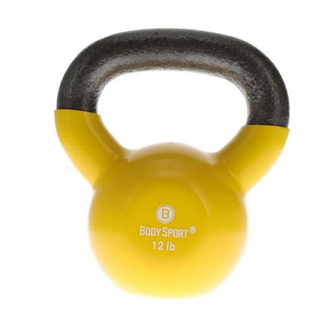 Free Shipping Body Sport Cast Iron Vinyl Coated Kettlebells Lb