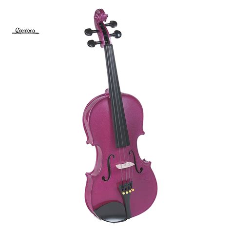 Violín Rosado Cremona 3 4 Con Cuerdas Daddario Prelude Estuche Arco Y