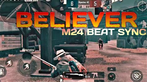 BELIEVER M24 Beat Sync BGMI Montage ADIXPRO GAMING Believer Bgmi