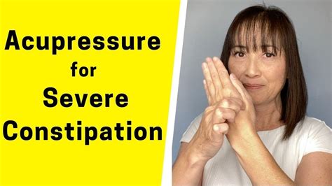 Acupressure Points For Severe Constipation Acupressure Points