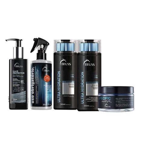 Truss Kit Ultra Hydration Shampoo Condicionador M Scara Uso