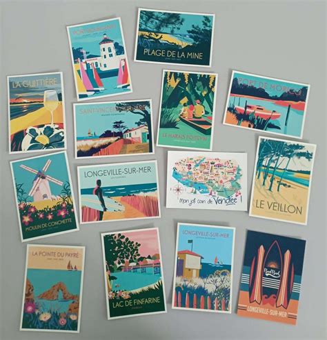 Cartes Postales Boutique Destination Vend E Grand Littoral