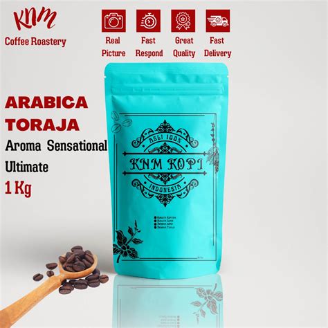 Jual KNM Coffee Roastery Kopi Arabika Toraja 1 Kg Shopee Indonesia