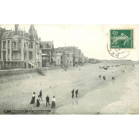 carte postale ancienne 14 TROUVILLE Villas et Châlets 1911 Cartes