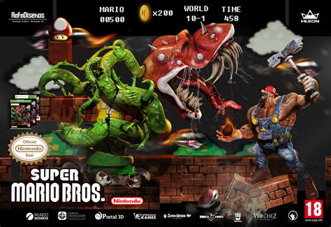 Artstation Poster Súper Mario Bros 1985