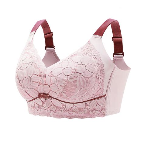 Fallsweet Women S Plus Size Bra Minimizer Underwear Wireless Sexy Lace Floral Thin Cup Lingerie