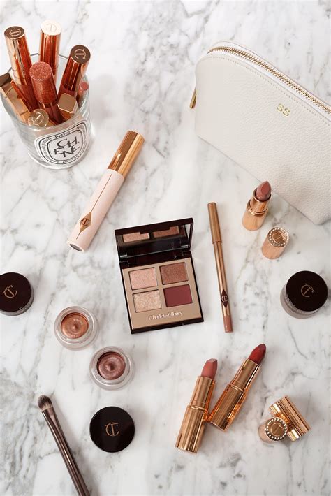 New Charlotte Tilbury Fire Rose Eyeshadow Quad Nude Lipsticks Review