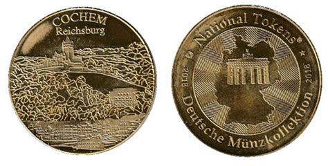 Token National Tokens Deutsche M Nzkollektion Cochem Reichsburg