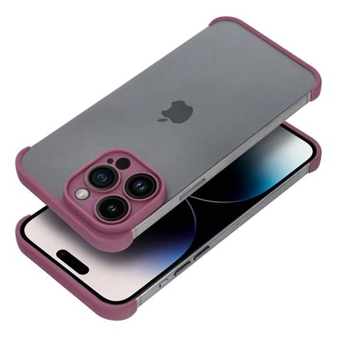 Etui Iphone Pro Os Ona Na Kraw Dzie I Obiektywy Bordowe Inna Marka