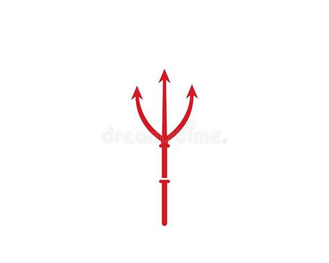 Trident Devil logo stock vector. Illustration of fear - 125202805