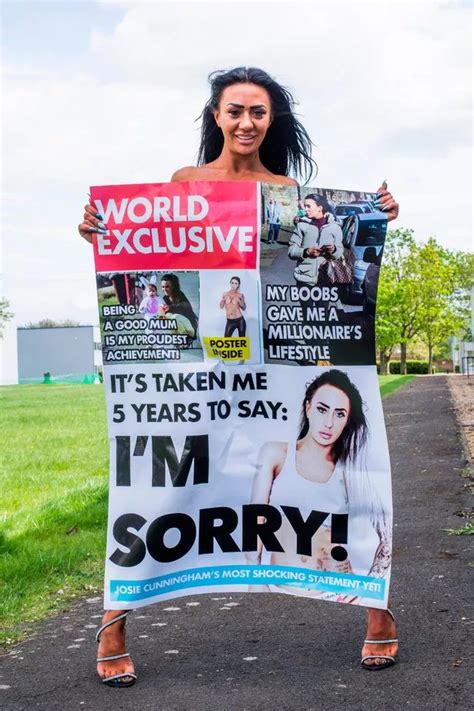 Josie Cunningham Strips Naked To Apologise For Getting Boob Job That Gave Her Millionaires