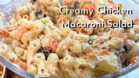 The Best Creamy Chicken Macaroni Salad Filipino Style Macaroni