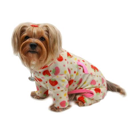 Dog Pajamas. Cotton, Fleece & Flannel for Small Dogs | DinkyDogClub