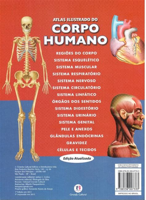 Atlas Ilustrado Do Corpo Humano Esem Cerqueira Frete Gr Tis R