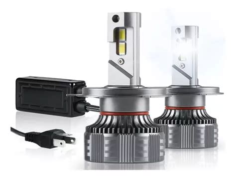 Kit De Faros Led H K Lm Para Luz Alta Y Baja Meses Sin