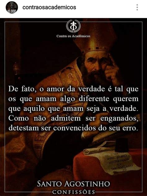 Cita O Da Obra Confiss Es De Santo Agostinho Frases Crist S