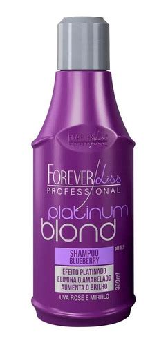 Forever Liss Platinum Blond Shampoo Máscara 250g Matizador Mercadolivre