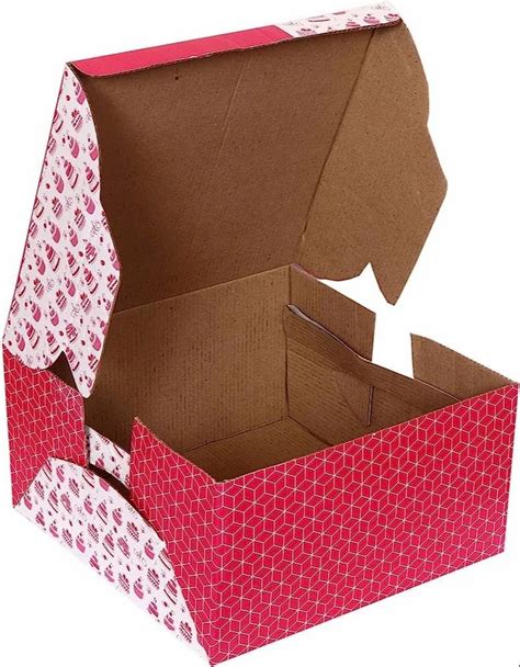 Printed Cardboard Cake Packaging Box 250 Gram Without Window At Rs 26