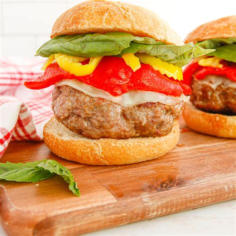 Italian Sausage Burgers • Food Folks and Fun