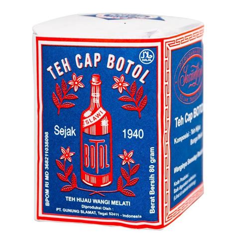 Jual Teh Bubuk Cap Botol Biru Kemasan G Shopee Indonesia