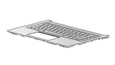 Clavier Plasturgie De Dessus Pour HP 14 D 14 C Blanc