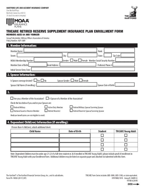 Fillable Online TRICARE RESERVE SELECT SUPPLEMENT Fax Email Print