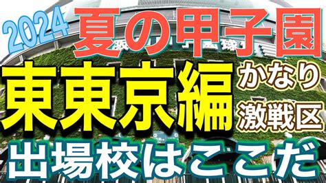 【夏の甲子園】出場校大予想‼️東東京編‼️ Youtube