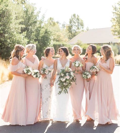 Blush Bridesmaid Dress