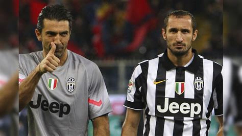 Gianluigi Buffon Giorgio Chiellini Extend Juventus Contracts For