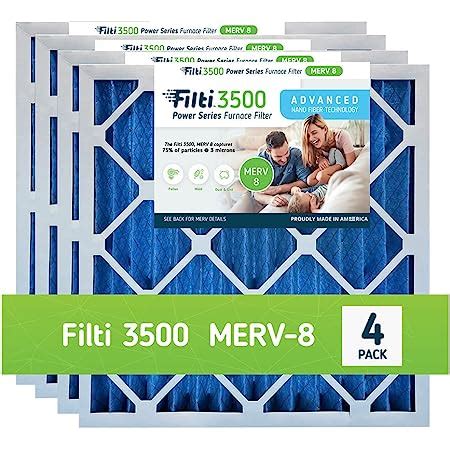 Nordic Pure 24x30x1 MERV 7 Pleated AC Furnace Air Filters 6 Pack