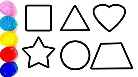 Bolalar uchun geometrik figuralar chizish/Drawing Geometric figures for ...