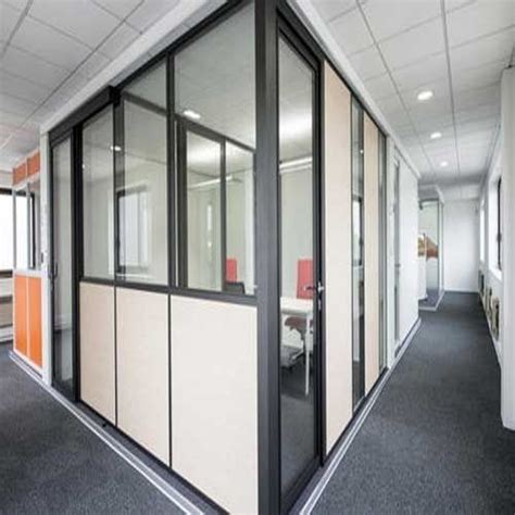 Aluminium Office Glass Partition At Rs 215 Square Feet Dharavi Mumbai Id 13513409330