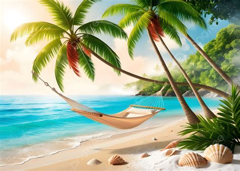 Tropical Summer Beach Relaxation Background Summer Beach Tropical