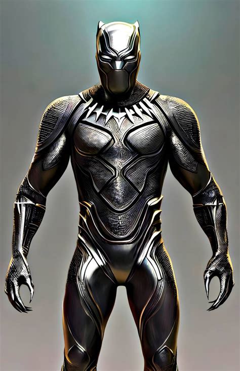 Black Panther Concept Art By Marcelosilvaart On Deviantart