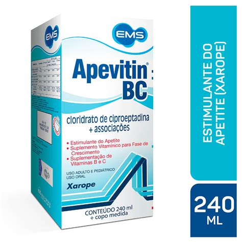 Apevitin Bc Para Bebê De 1 Ano E 7 Meses - Apevitin BC Xarope 240ml - Preço online e para que serve? | Drogasil