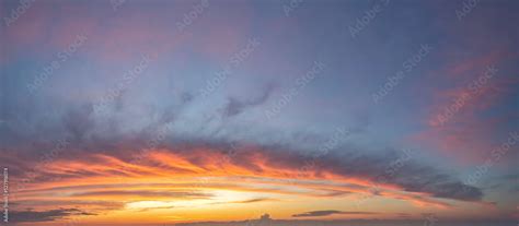 sunset sky backgrounds Stock Photo | Adobe Stock